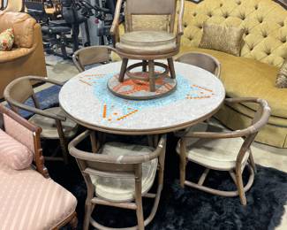 Tile top Table and Chairs Orlando