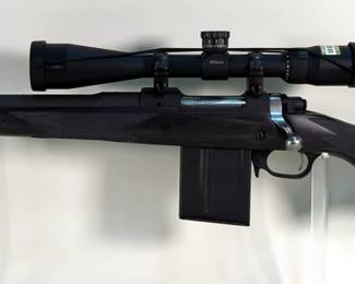 Ruger Gunsite Scout .308 Win Bolt Action Rifle SN# 680-90220, Left Handed, Ammo Sleeve, Nikon P-308 4-12x40 Precision Optic Scope