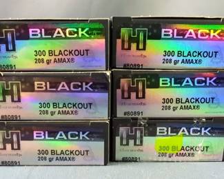 Hornady Black 300 Blackout Ammo, Approx 120 Rds, Local Pickup Only