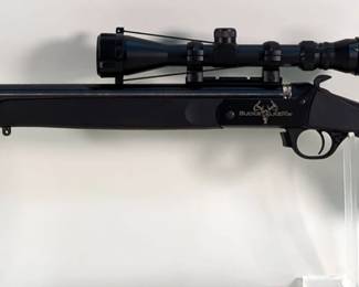 Traditions Buck Stalker XT .50 Cal Black Powder Rifle SN# 14-13-053632-21, Made In Spain, Traditions 3-9x40 Scope, With Accessories, In Cabela's Soft Case