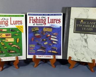 Fishing Books Including Old Fishing Lures And Tackle 5th and 6th Edition And The Last Two Million Years, Total Qty 3 