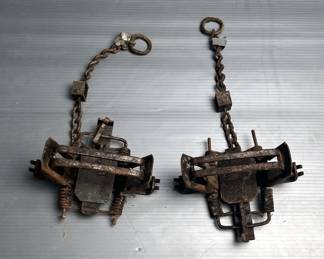 North Woods #3 Square Jaw Coil Spring Foot Traps, Qty 2