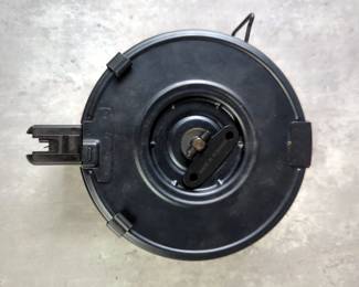 Metal Drum Mag, Unknown Caliber, Marked "Made In Romania"