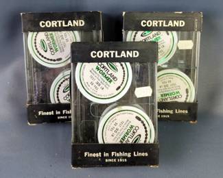 Cortland Wormer 35lb Braided Casting Fishing Line, Qty 6 Spools, Each Spool Contains 150' Of Line