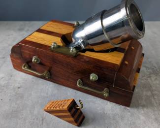 Fireable Black Powder Scale Model Mortar, By J.A.B. Co Of Westwood KS, Made In 2004, No. 66, 1.630" Bore, Approx 7" Tall x 9.5" Long x 4.5" Wide