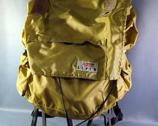 Coleman Peak 1 External Frame Backpack, Includes Camp Stove, Plastic Bottles, And More