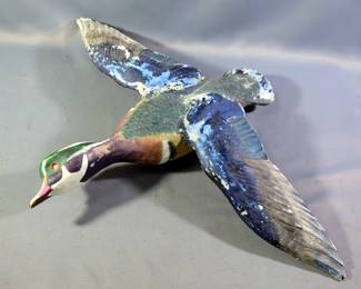 R. Tull Wooden Duck Wall Hanging Decor, Approx 27" x 20" 