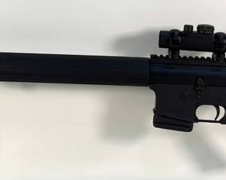 Anderson Manufacturing AM-15 .223 Cal Rifle SN# 18299397, Adjustable Stock, 1:9 Twist, And DPMS Bbl., NcStar 1x30 Spot Scope