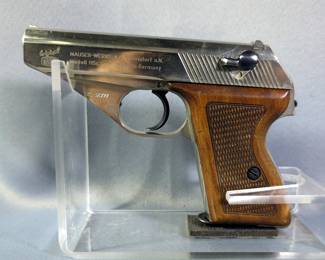 Mauser-Werke A.G./Interarms HSc 9mm Kurz Pistol SN# 01.34727, 2 Total Mags, Paperwork, In Box