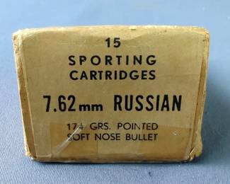 7.62x54R Ammo, Approx 39 Rds, Local Pickup Only