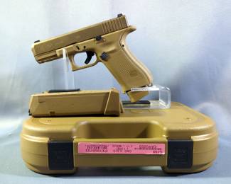 Austria Glock 19X 9x19 Pistol SN# CAYU223, 3 Total Mags, Backstrap, Brush, Paperwork, In Hard Case