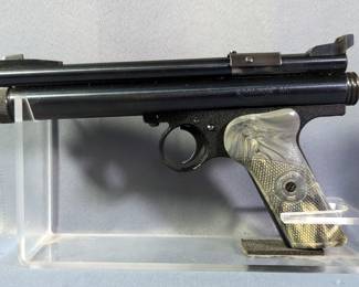 Crosman Model 150 .22 Cal Pellet Gas Powered Air Gun, Includes Pellets, Paperwork, CO2 Cartridges, In Box