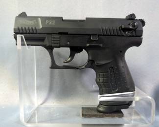 Walther/Smith & Wesson P22 .22 LR Pistol SN# L307505, 4 Total Mags, Paperwork, Repair Paperwork, In Hard Case