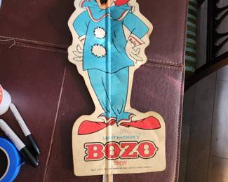 Felt Bozo the Clown penant $25
