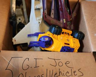 GI Joe planes and vehicles