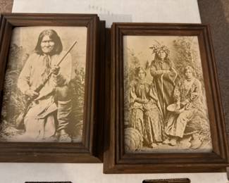 Vintage antique Native American photographs