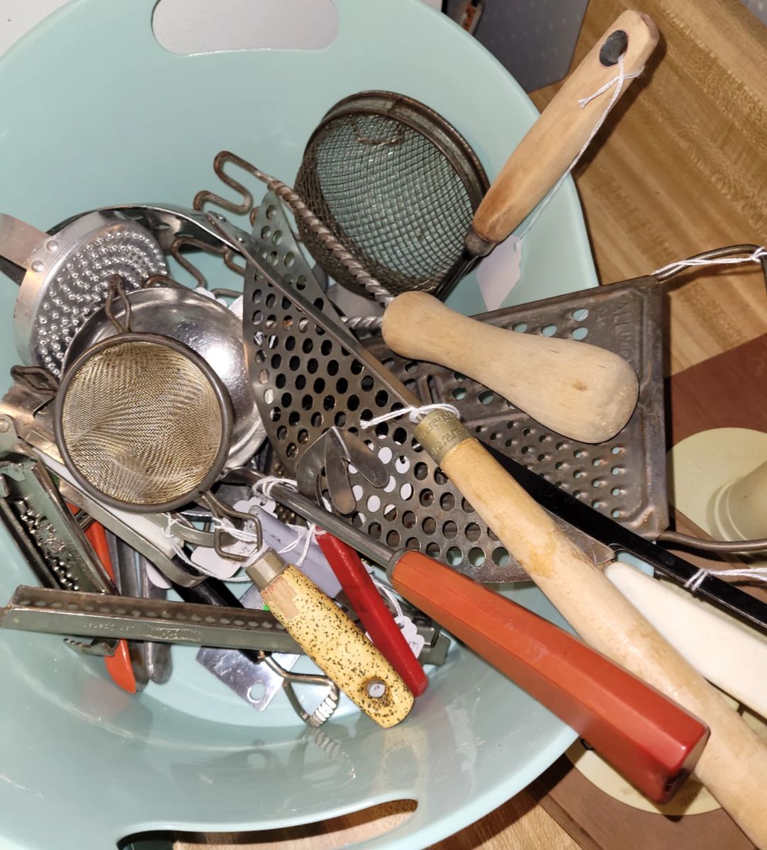 Vintage kitchen utensils 