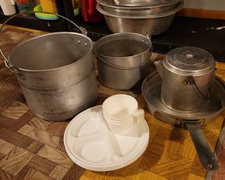Vintage Palco camp cookware complete set 