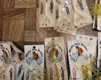 New in package, old stock, baits. 