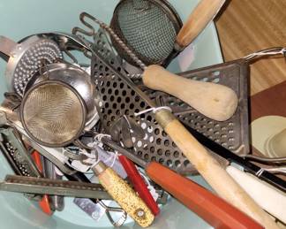 Vintage kitchen utensils 