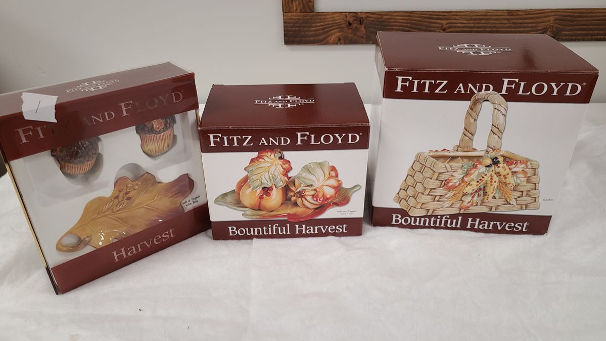 Fitz & Floyd Bountiful Harvest dishes