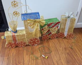 Holiday glitter train