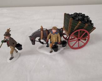 Dept 56 Dickens Village home collectible delivering coal