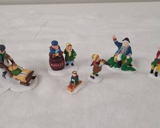 Dept 56, Old man of the sea, New England Market people