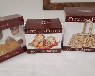 Fitz & Floyd Bountiful Harvest dishes