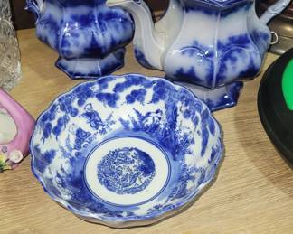 Blue pottery