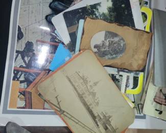 Old vintage postcards