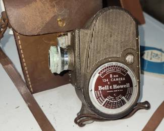 Bell & Howell movie camera