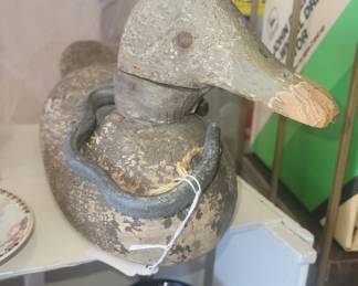 Vintage duck decoy.