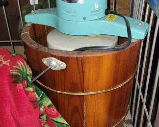 Vintage ice cream maker