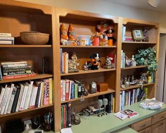 From Books to Sport memorabilia on these Bookshelves