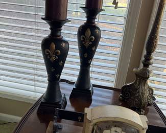 Flour de Lis Candle Holders