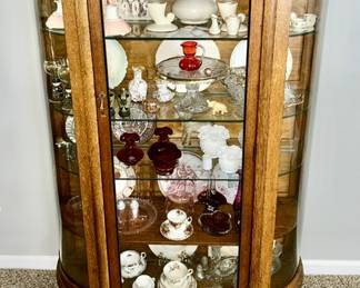 China cabinet SOLD, some items inside hutch SOLD