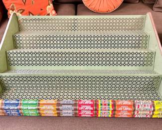 Vintage LifeSavers metal countertop display shelf rack