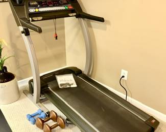 Pro-Form 535X  Heart Rate Control treadmill with paperwork