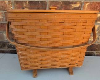 Longaberger Footed Basket