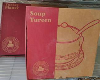 Longaberger Soup Tureen Turkey Platter