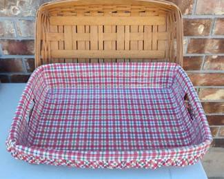 Large, Flat Longaberger Baskets