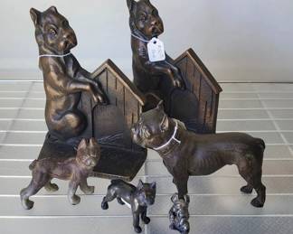 Castiron And Pewter Boston Terriers