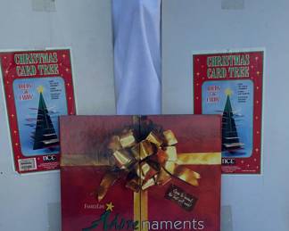 Family Life Adorenaments Two Christmas Card Trees