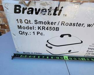 Bravetti 18 Qt Smoker Roaster