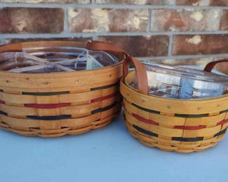 Longaberger Darning Button Baskets