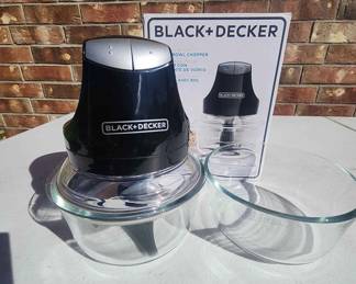 Black Decker Bowl Chopper