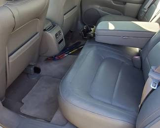•	•	2005 Cadillac, 4D Sedan. 4.6L 8cyl 4A in Cotillion White with clean leather interior.  130,000 M.  Drives and runs great.  A few scratches on the rear give it a worn look, but this car has been loved, has nearly new tires and is a value at $5000.00