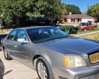 ••	2005 Cadillac, 4D Sedan. 4.6L 8cyl 4A in Cotillion White with clean leather interior.  130,000 M.  Drives and runs great.  A few scratches on the rear give it a worn look, but this car has been loved, has nearly new tires and is a value at $5000.00