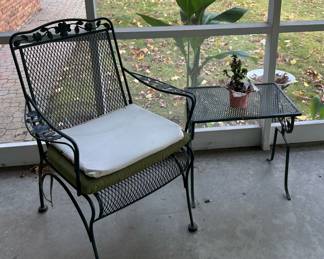 20.4 Green Metal Outdoor Set